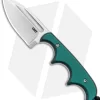 CRKT Folts Minimalist Spear Point Neck Knife Green Resin/Fiber (2.1" Stonewash)