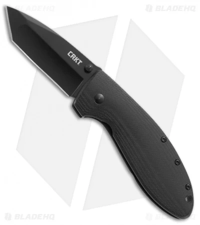 CRKT Krein Gungho Spring Assisted Knife Black G-10 (2.78" Black) 7740 1 CRKT Krein Gungho Spring Assisted Knife Black G-10 (2.78" Black) 7740