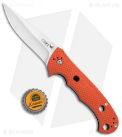 CRKT Hammond Cruiser LAWKS Liner Lock Knife Orange (3.75" Satin) 7904OR -CRKT Store CRKT Hammond Cruiser Orange CR7904OR BHQ 87147 jr bottlecap 2