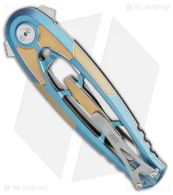 CRKT Hirin Liner Lock Knife Titanium (3.5" Satin M390) 5042 -CRKT Store CRKT Hirin Frame Lock Knife 3.5in Satin 5042 BHQ 113913 LS Side