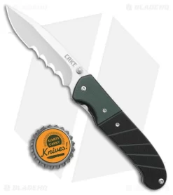 CRKT Ignitor Spring Assisted Knife Black & Green G-10 (3.38" Satin Serr) 6855 7 CRKT Ignitor Spring Assisted Knife Black & Green G-10 (3.38" Satin Serr) 6855 -CRKT Store CRKT Ignitor SA Black and Green G 10 Satin Serr BHQ 4147 jr bottlecap