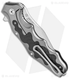 CRKT Ken Onion Motley Flipper Knife Carbon Fiber/Ti (Satin) K210CFXP -CRKT Store CRKT Ken Onion Motley CF Ti Satin K210CFXP BHQ 92296 jr side