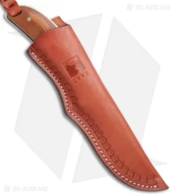 CRKT Kilbuck Signature Fixed Blade Knife Bamboo (3.3" Mirror) 2810 -CRKT Store CRKT Kilbuck signature bamboo mirror 2810 BHQ 69083 er sheath