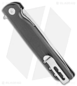 CRKT LCK + Spring Assisted Liner Lock Knife Black GRN (3.3" Satin) 3801 -CRKT Store CRKT LCK SA LL Black GRN Satin BHQ 76853 jr side