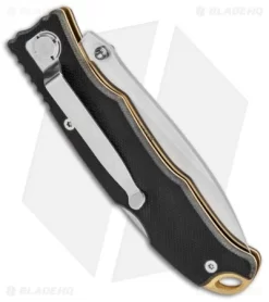CRKT Lake Laredo Lockback Knife Black G-10 (3.25" Satin Serr) 7266 -CRKT Store CRKT Lake Laredo LB Black G 10 Satin Serr 7266 BHQ 85978 jr side