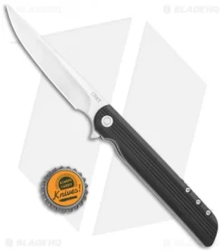 CRKT Large LCK + Spring Assisted Liner Lock Knife Black G-10 (3.6" Satin) 3810 -CRKT Store CRKT Large LCK SA LL Black G 10 Satin 3810 BHQ 119337 jr bottlecap