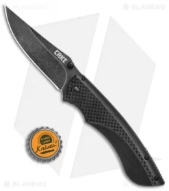 CRKT Lerch Burnout Frame Lock Knife G-10/Carbon Fiber (3.625" Black) 4123K 7 CRKT Lerch Burnout Frame Lock Knife G-10/Carbon Fiber (3.625" Black) 4123K -CRKT Store CRKT Lerch Burnout FL G 10 CF Black SW 4123K BHQ 103932 jr bottlecap