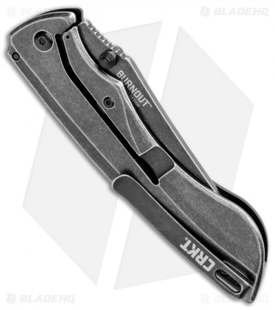 CRKT Lerch Burnout Frame Lock Knife G-10/Carbon Fiber (3.625" Black) 4123K 3 CRKT Lerch Burnout Frame Lock Knife G-10/Carbon Fiber (3.625" Black) 4123K - Image 3