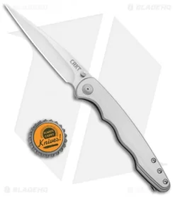 CRKT Lerch Flat Out OutBurst Assisted Knife Stainless Steel (3.57" Satin) 7016 -CRKT Store CRKT Lerch Flat Out OutBurst Assited SS Satin 7016 BHQ 92319 jr bottlecap