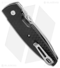 CRKT Lucas Burnley Aux Liner Lock Folding Knife Black (3.25" Satin) 1220 -CRKT Store CRKT Lucas Burnley Aux Liner Lock Folding Knife Black 3.25 Satin 1220 BHQ 51815 LS Side