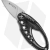 CRKT Lumabiner Liner Lock Knife W/ L.E.D Light (1.6" Bead Blast)