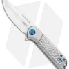 CRKT Mah Lanny Spring Assisted Liner Lock Knife Aluminum (3.2" Satin) 6525