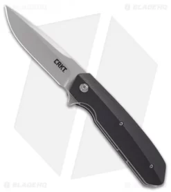 CRKT Maven Liner Lock Flipper Knife Black G-10 (3.68" Bead Blast) 6920