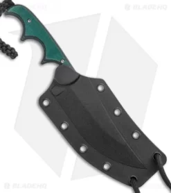 CRKT Folts Minimalist Katana Neck Knife Green Resin/Fiber (3.6" Bead Blast) -CRKT Store CRKT Minimalist Katana Neck Knife BB BHQ 138970 jr sheath