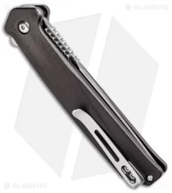 CRKT Onion Helical Liner Lock Tanto Knife Aluminum (3.52" Satin) K500GXP -CRKT Store CRKT Onion Helical LL Tanto Aluminum Satin K500GXP BHQ 92300 jr side