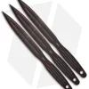 CRKT Onion Throwing Knives 3-Piece Set Black (6.25" Black/Red)