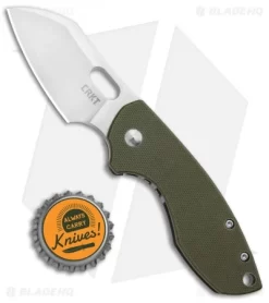 CRKT Pilar Frame Lock Knife OD Green G-10 (2.4" Satin D2) 5311D2D -CRKT Store CRKT Pilar FL OD Green G 10 Satin 5311D2D BHQ 93244 jr bottlecap