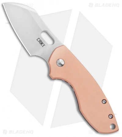 CRKT Pilar Frame Lock Knife Stainless Steel/Copper (2.4" Satin) 5311CU 1 CRKT Pilar Frame Lock Knife Stainless Steel/Copper (2.4" Satin) 5311CU