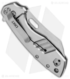 CRKT Pilar Large Frame Lock Flipper Knife Stainless Steel (2.62" Satin) 5315 -CRKT Store CRKT Pilar Large FL SS Satin 5315 BHQ 92276 jr side