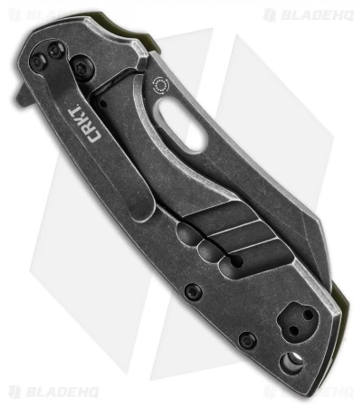 CRKT Pilar Large Frame Lock Knife OD Green G-10 (2.6" Black SW D2) BHQ Exclusive 3 CRKT Pilar Large Frame Lock Knife OD Green G-10 (2.6" Black SW D2) BHQ Exclusive - Image 3