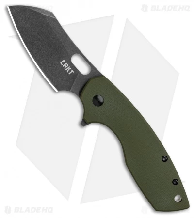 CRKT Pilar Large Frame Lock Knife OD Green G-10 (2.6" Black SW D2) BHQ Exclusive 1 CRKT Pilar Large Frame Lock Knife OD Green G-10 (2.6" Black SW D2) BHQ Exclusive