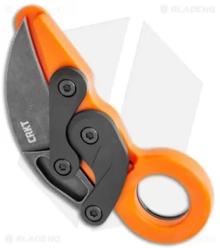 CRKT Provoke Orange Kinematic Morphing Karambit Folding Knife (2.4" Black) 4041O -CRKT Store CRKT Provoke Orange Kinematic Morphing Karambit Folding Knife Black 4041O BHQ 119340 jr side