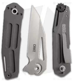CRKT Dew Hara Raikiri Field Strip Knife Black Al (3.75" Satin) 5040 7 CRKT Dew Hara Raikiri Field Strip Knife Black Al (3.75" Satin) 5040 -CRKT Store CRKT Raikiri jr apart