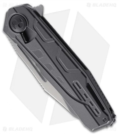 CRKT Dew Hara Raikiri Field Strip Knife Black Al (3.75" Satin) 5040 2 CRKT Dew Hara Raikiri Field Strip Knife Black Al (3.75" Satin) 5040 - Image 2