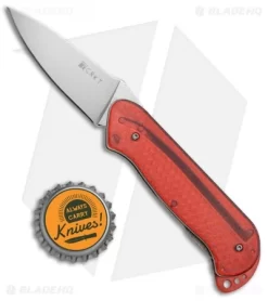 CRKT Rollock Pocket Knife Red Translucent (2.25" Polish) 5202R -CRKT Store CRKT Rollock Red Translucent Polish 5202R BHQ 68540 jr bottlecap