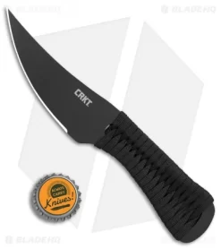 CRKT Scrub Tactical Fixed Blade Knife (3.75" Black) 2712 -CRKT Store CRKT Scrub Tactical Black 2712 BHQ 76694 jr bottlecap