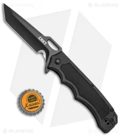 CRKT Septimo "Forged By War" Liner Lock Knife Black (3.62" Black) 7050 -CRKT Store CRKT Septimo Forged By War LL Black Black 7050 BHQ 71243 jr bottlecap