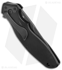 CRKT Shenanigan Spring Assist Knife Black/Veff Serration (3.4" Black SW) K800KKP -CRKT Store CRKT Shenanigan LL Black Black SW Veff Serr K800KKP BHQ 124724 jr side