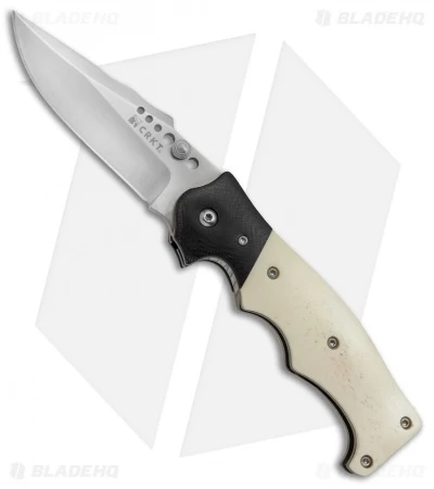 CRKT The Natural 2 Spring Assisted Knife White Bone & G-10 (3.25" Plain) 7080 1 CRKT The Natural 2 Spring Assisted Knife White Bone & G-10 (3.25" Plain) 7080