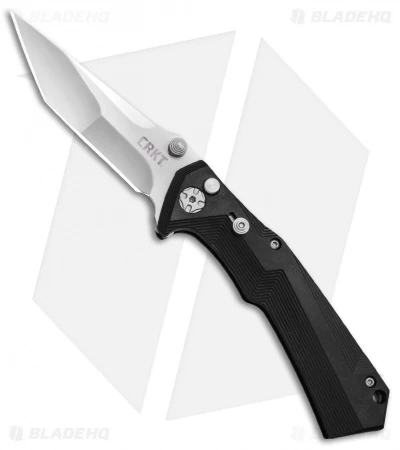CRKT Tighe Tac Two Tanto Automatic Knife GRN (3.25" Satin) 5235-Conv 1 CRKT Tighe Tac Two Tanto Automatic Knife GRN (3.25" Satin) 5235-Conv