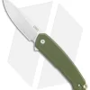 CRKT Vox Tueto Spring Assisted Flipper Knife OD Green G-10 (3.3" Satin) 5325