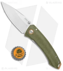 CRKT Exclusive Burnley Tuna Frame Lock Knife Green Micarta (3.3" Satin S35VN) 7 CRKT Exclusive Burnley Tuna Frame Lock Knife Green Micarta (3.3" Satin S35VN) -CRKT Store CRKT Tuna FL Green Micarta Satin BHQ 113868 jr bottlecap