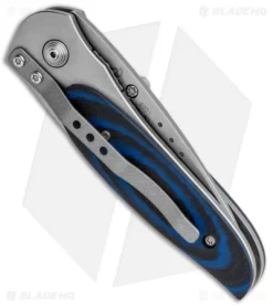 CRKT Viele Mini Wasp Liner Lock Knife Black/Blue G-10 (2.5" Bead Blast) 8001 6 CRKT Viele Mini Wasp Liner Lock Knife Black/Blue G-10 (2.5" Bead Blast) 8001 -CRKT Store CRKT Viele Mini Wasp LL Black Blue G 10 BB 8001 BHQ 85976 jr side