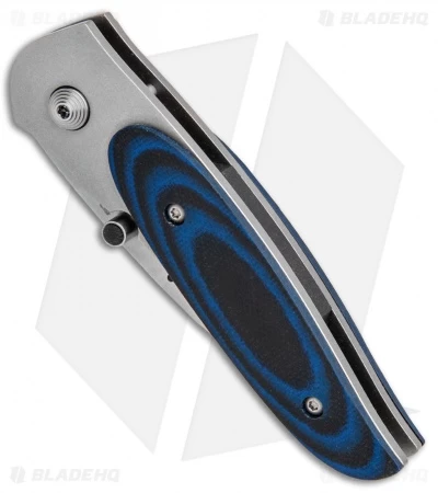 CRKT Viele Mini Wasp Liner Lock Knife Black/Blue G-10 (2.5" Bead Blast) 8001 2 CRKT Viele Mini Wasp Liner Lock Knife Black/Blue G-10 (2.5" Bead Blast) 8001 - Image 2