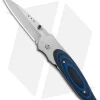 CRKT Viele Wasp Liner Lock Knife Black/Blue G-10 (2.8" Bead Blast) 8002