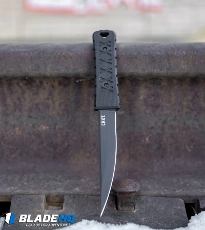 CRKT Yukanto Fixed Blade Knife (4.5" Black) 2930 3 CRKT Yukanto Fixed Blade Knife (4.5" Black) 2930 - Image 3