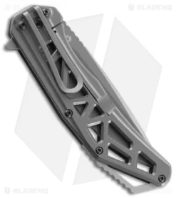 CRKT Gusset Frame Lock Knife Gray (3.5" Gray) K330GGP -CRKT Store CRKT gusset K330GGP BHQ 51842 er side