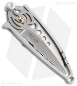 CRKT Van Hoy Snap Lock Folding Knife (2.5" Bead Blast Serr) 5112N -CRKT Store CRKT snap lock serrated 5112N BHQ 51825 er side