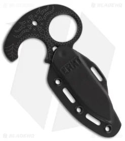 CRKT Tecpatl "Forged By War" Fixed Blade Push Dagger (3.3" Black) 2261 -CRKT Store CRKT tecpatl 2261 BHQ 51820 er sheath