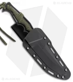 CRKT Tighe Breaker Fixed Blade Knife Green Paracord (4.25" Black Stonewash)1110 5 CRKT Tighe Breaker Fixed Blade Knife Green Paracord (4.25" Black Stonewash)1110 -CRKT Store CRKT tighe breaker green paracord black stonewash 1110 BHQ 51812 er sheath