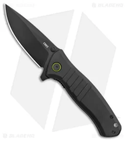 CRKT Schwarz Dextro Liner Lock Knife Black G10 (3.18" Black)
