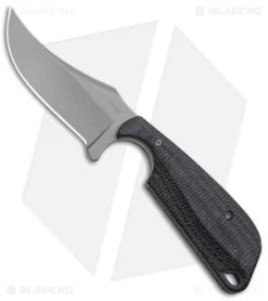 Flytanium Black Micarta + CRKT Folts Minimalist Persian Knife (2.25" Satin)