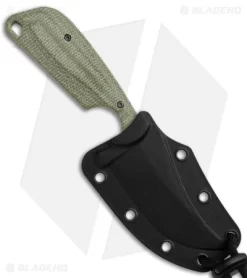 Flytanium Green Micarta + CRKT Folts Minimalist Persian Black (2.25" Satin) -CRKT Store Flytanium Green Micarta CRKT Folts Minimalist Persian Satin BHQ 174900 jr sheath