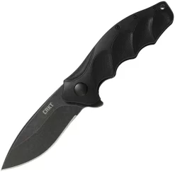 CRKT K221KKP Foresight Assisted Opening, 3.53" 1.4116 Steel Stonewashed Plain Blade, Glass Reinforced Nylon Handle