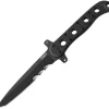 CRKT M16-FX Tanto CR13FX, 4.636" SK-5 Steel W/ Black Veff Serrated Blade, Black G10 Handle