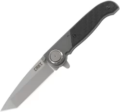 CRKT M40 Deadbolt Lock Tanto CRM400, 2.937" 1.4116 Plain Blade, Bolster - 6063 Al | Onlay - Glass Reinforced Nylon Handle